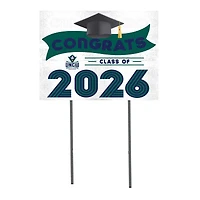 UNC Wilmington Seahawks 18" x 24" 2026 Grad Yard Sign with Stakes
