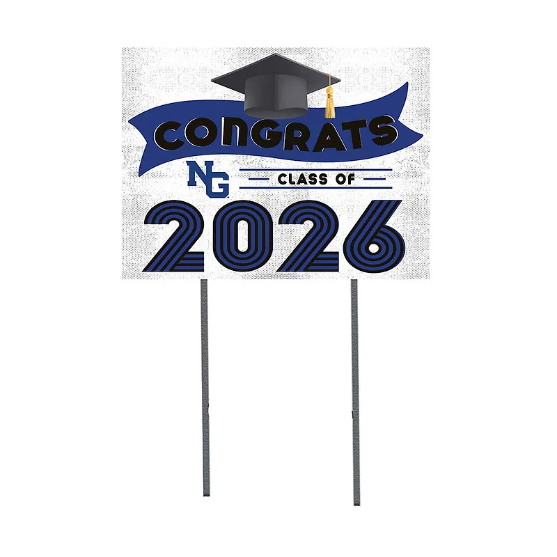 North Georgia Nighthawks 18" x 24" 2026 Grad Yard Sign with Stakes