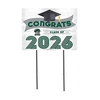 Northeastern State Riverhawks 18" x 24" 2026 Grad Yard Sign with Stakes