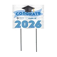 Notre Dame of Maryland Gators 18" x 24" 2026 Grad Yard Sign with Stakes