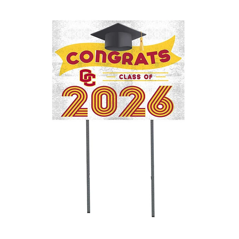 Oberlin Yeomen 18" x 24" 2026 Grad Yard Sign with Stakes