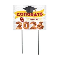 Oberlin Yeomen 18" x 24" 2026 Grad Yard Sign with Stakes