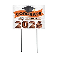 Ohio Northern Polar Bears 18" x 24" 2026 Grad Yard Sign with Stakes