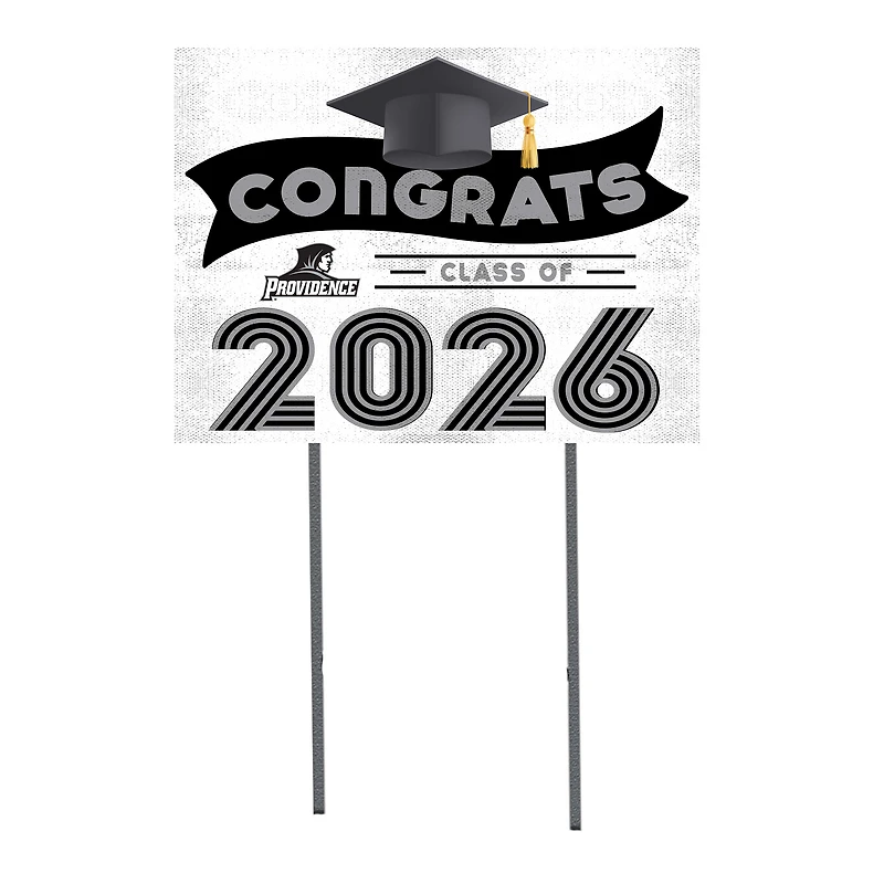 Providence Friars 18" x 24" 2026 Grad Yard Sign with Stakes