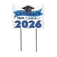 Pace University Setters 18" x 24" 2026 Grad Yard Sign with Stakes