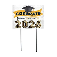 Piedmont Technical College 18" x 24" 2026 Grad Yard Sign with Stakes