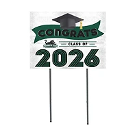 Plymouth State Panthers 18" x 24" 2026 Grad Yard Sign with Stakes