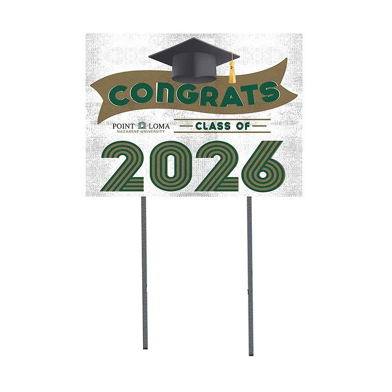 Point Loma Sea Lions 18" x 24" 2026 Grad Yard Sign with Stakes