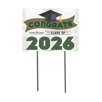 Point Loma Sea Lions 18" x 24" 2026 Grad Yard Sign with Stakes