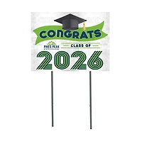 Pikes Peak State College 18" x 24" 2026 Grad Yard Sign with Stakes