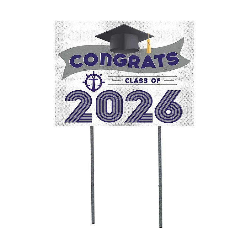 Portland Pilots 18" x 24" 2026 Grad Yard Sign with Stakes