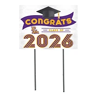Prairie View A&M Panthers 18" x 24" 2026 Grad Yard Sign with Stakes