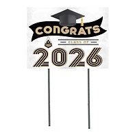 Purdue Boilermakers 18" x 24" 2026 Grad Yard Sign with Stakes