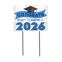 Saint Mary's Belles 18" x 24" 2026 Grad Yard Sign with Stakes