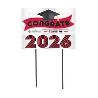 Saint Martin's Saints 18" x 24" 2026 Grad Yard Sign with Stakes