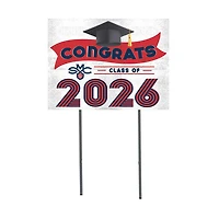Saint Mary's Gaels 18" x 24" 2026 Grad Yard Sign with Stakes