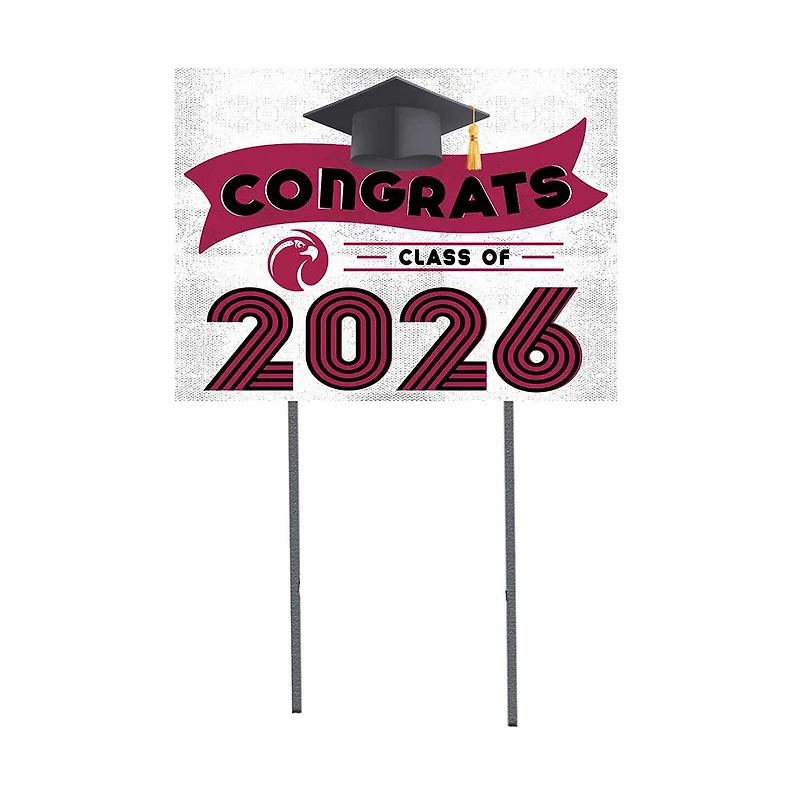 Seattle Pacific Falcons 18" x 24" 2026 Grad Yard Sign with Stakes