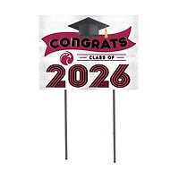 Seattle Pacific Falcons 18" x 24" 2026 Grad Yard Sign with Stakes