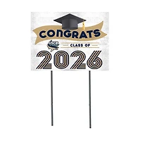 South Carolina Beaufort Sand Sharks 18" x 24" 2026 Grad Yard Sign with Stakes