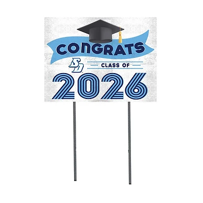 San Diego Toreros 18" x 24" 2026 Grad Yard Sign with Stakes