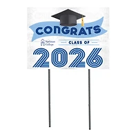 Spelman College Jaguars 18" x 24" 2026 Grad Yard Sign with Stakes