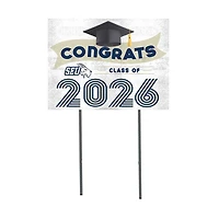 St. Edwards Hilltoppers 18" x 24" 2026 Grad Yard Sign with Stakes