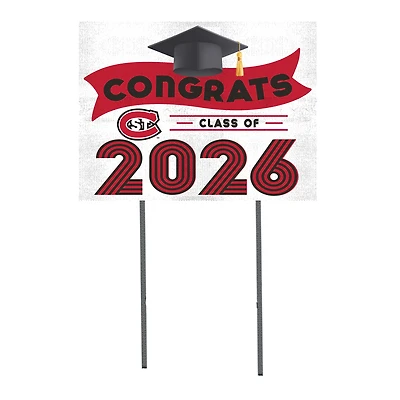 St. Cloud State Huskies 18" x 24" 2026 Grad Yard Sign with Stakes