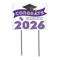 Stephen F Austin Lumberjacks 18" x 24" 2026 Grad Yard Sign with Stakes