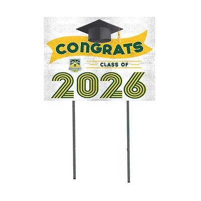 SUNY Brockport Golden Eagles 18" x 24" 2026 Grad Yard Sign with Stakes