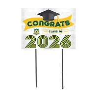SUNY Brockport Golden Eagles 18" x 24" 2026 Grad Yard Sign with Stakes