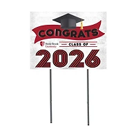 Stony Brook Seawolves 18" x 24" 2026 Grad Yard Sign with Stakes