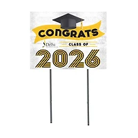 SUNY Delhi Broncos 18" x 24" 2026 Grad Yard Sign with Stakes
