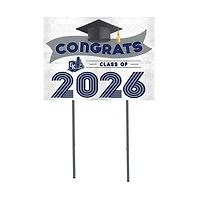 SUNY Geneseo Knights 18" x 24" 2026 Grad Yard Sign with Stakes