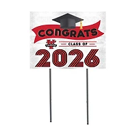 Tampa Spartans 18" x 24" 2026 Grad Yard Sign with Stakes