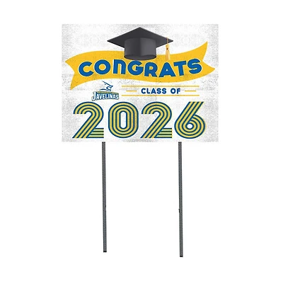 Texas A&M Kingsville Javelinas 18" x 24" 2026 Grad Yard Sign with Stakes