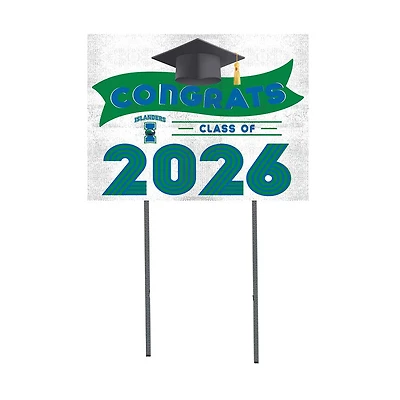 Texas A&M Corpus Christi Islanders 18" x 24" 2026 Grad Yard Sign with Stakes
