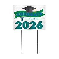 Texas A&M Corpus Christi Islanders 18" x 24" 2026 Grad Yard Sign with Stakes