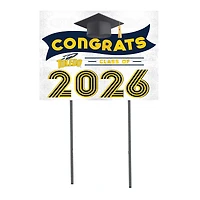 Toledo Rockets 18" x 24" 2026 Grad Yard Sign with Stakes