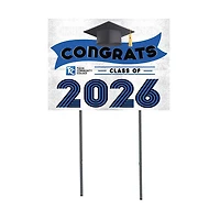 Tulsa Community College 18" x 24" 2026 Grad Yard Sign with Stakes