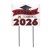 Virginia Military Institute Keydets 18" x 24" 2026 Grad Yard Sign with Stakes