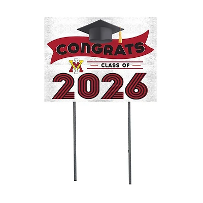 Virginia Military Institute Keydets 18" x 24" 2026 Grad Yard Sign with Stakes