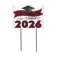 Washington College Shoremen 18" x 24" 2026 Grad Yard Sign with Stakes