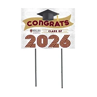 Walsh Cavaliers 18" x 24" 2026 Grad Yard Sign with Stakes