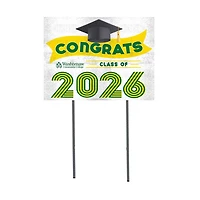 Washtenaw Community College 18" x 24" 2026 Grad Yard Sign with Stakes