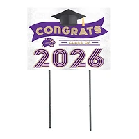 Western Carolina Catamounts 18" x 24" 2026 Grad Yard Sign with Stakes