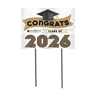 Willamette Bearcats 18" x 24" 2026 Grad Yard Sign with Stakes