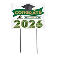 Wright State Raiders 18" x 24" 2026 Grad Yard Sign with Stakes