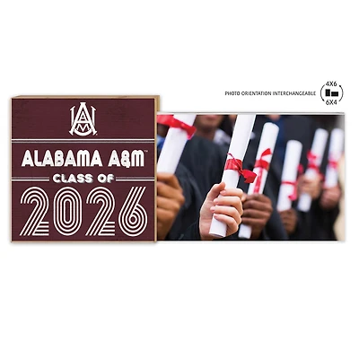 Alabama A&M Bulldogs 5" x 10.5" 2026 Grad Floating Photo Frame