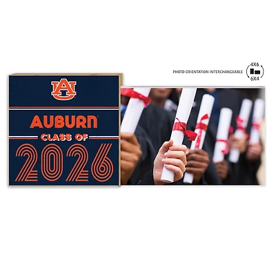 Auburn Tigers 5" x 10.5" 2026 Grad Floating Photo Frame