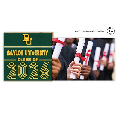 Baylor Bears 5" x 10.5" 2026 Grad Floating Photo Frame